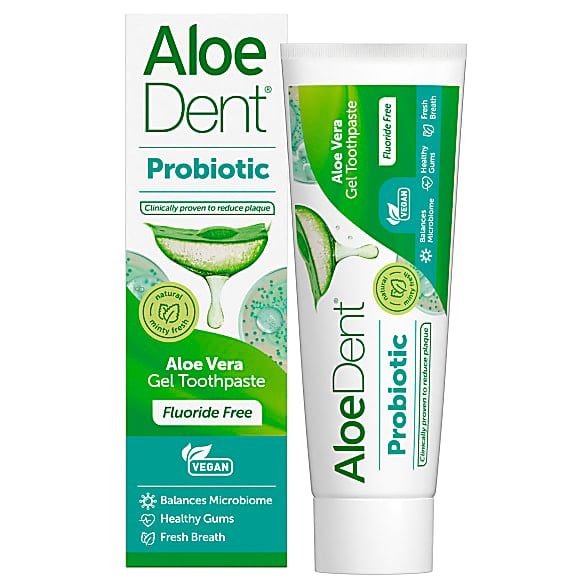 Aloe Dent Fluoride Free Probiotic Toothpaste