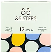 &Sisters Pads with wings - Medium/Day (12 pack)