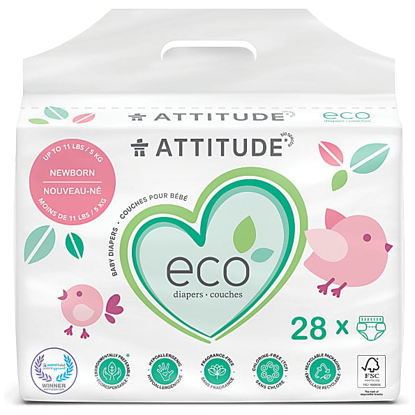 Attitude Nappies - Newborn