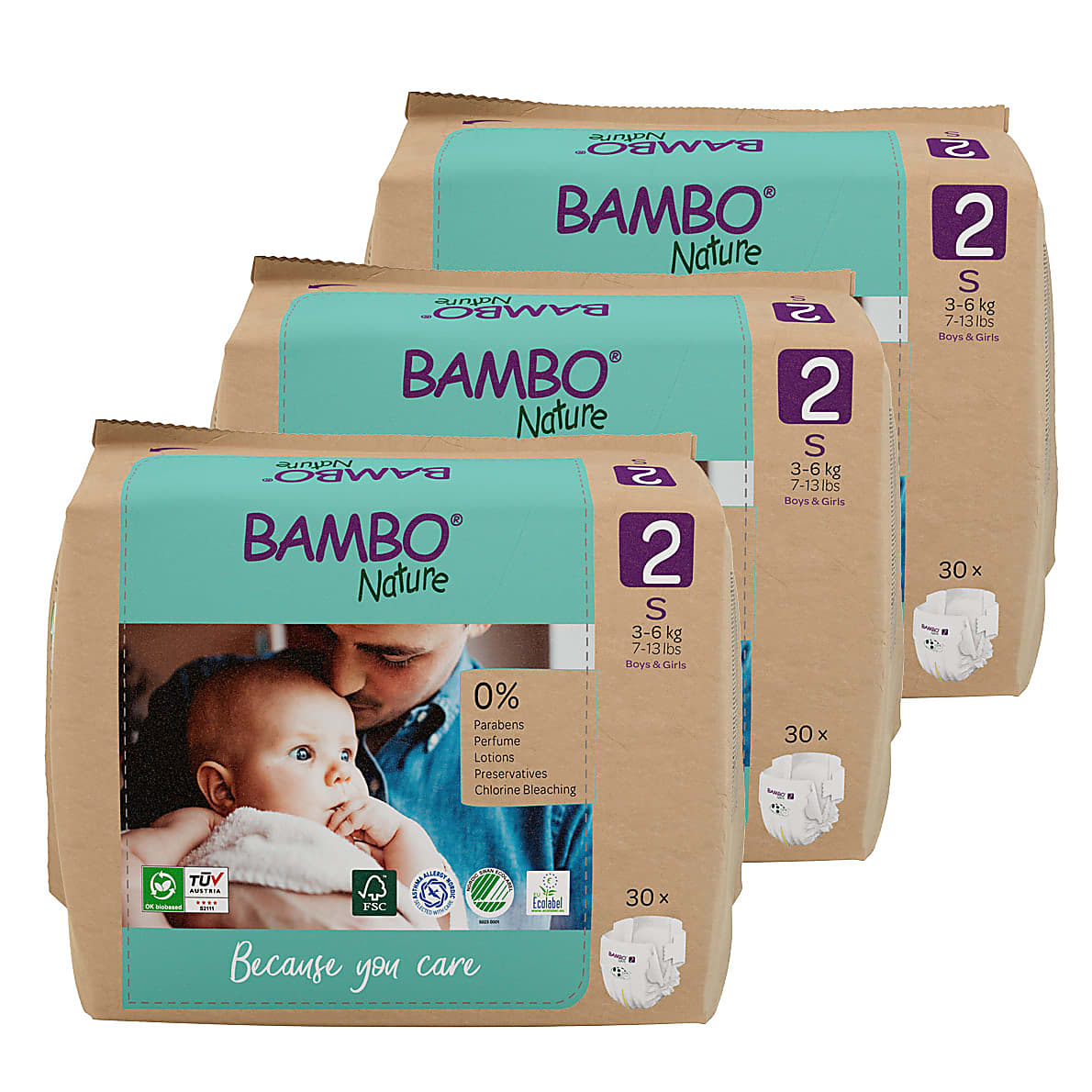 Bambo best sale size 2