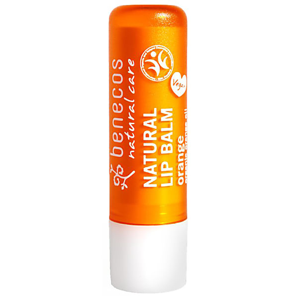 Photos - Lipstick & Lip Gloss Benecos Natural Lip Balm - Orange  BENENALIBOR (orange)