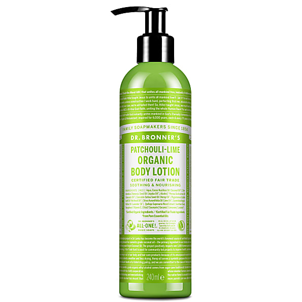 Photos - Cream / Lotion Dr. Bronner's Patchouli Lime Organic Hand & Body Lotion DRBLOTLIME-1