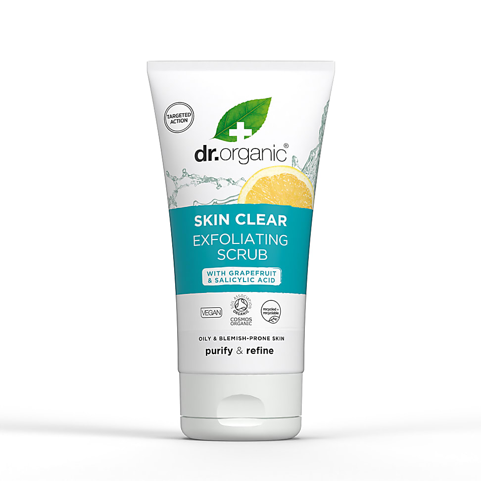 Photos - Facial / Body Cleansing Product Dr Organic Skin Clear Exfoliating Daily Scrub DROSKNEXFLSCRB