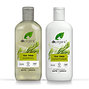 Dr Organic Tea Tree Shampoo & Conditioner Duo