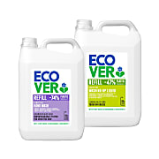 Ecover Hand Soap & Lemon & Aloe Washing Up Liquid 5L Mixed Bundle