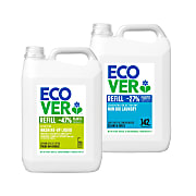 Ecover Washing Up Liquid & Concentrated Non-Bio Laundry Liquid 5L Mixed Bundle