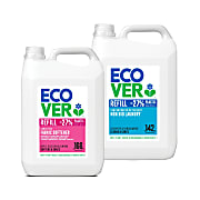Ecover Fabric Softener & Concentrated Non-Bio Laundry Liquid 5L Mixed Bundle