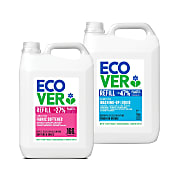 Ecover Fabric Softener & Chamomile Washing Up Liquid 5L Mixed Bundle