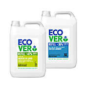 Ecover Lemon & Aloe Washing Up Liquid & Non-Bio Laundry Liquid 5L Mixed Bundle