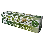 Eco Green Living Compostable Food & Freezer Bags 2L