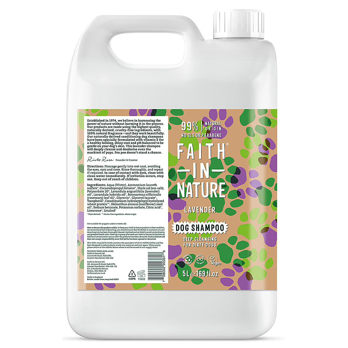 Faith in nature dog shampoo hotsell