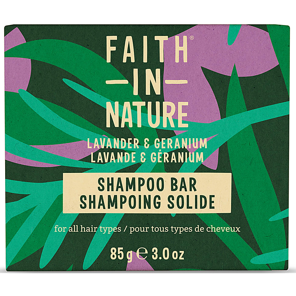 Photos - Hair Product Faith in Nature Lavender & Geranium Shampoo Bar FINSHAMPSOAPLAV 