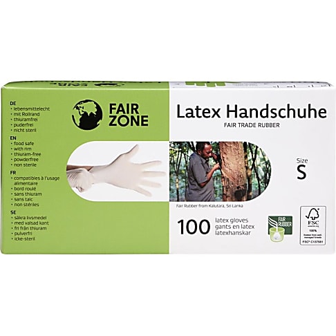 Fair Zone Latex Gloves (small, medium or large)