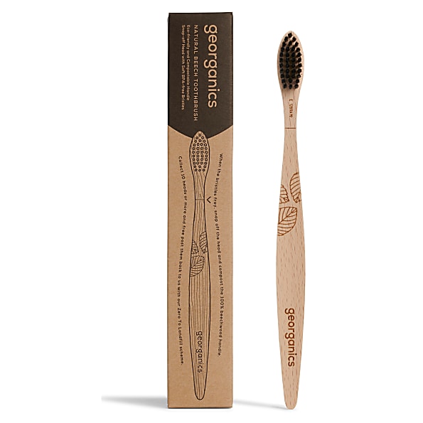 Georganics Beechwood Toothbrush - Soft