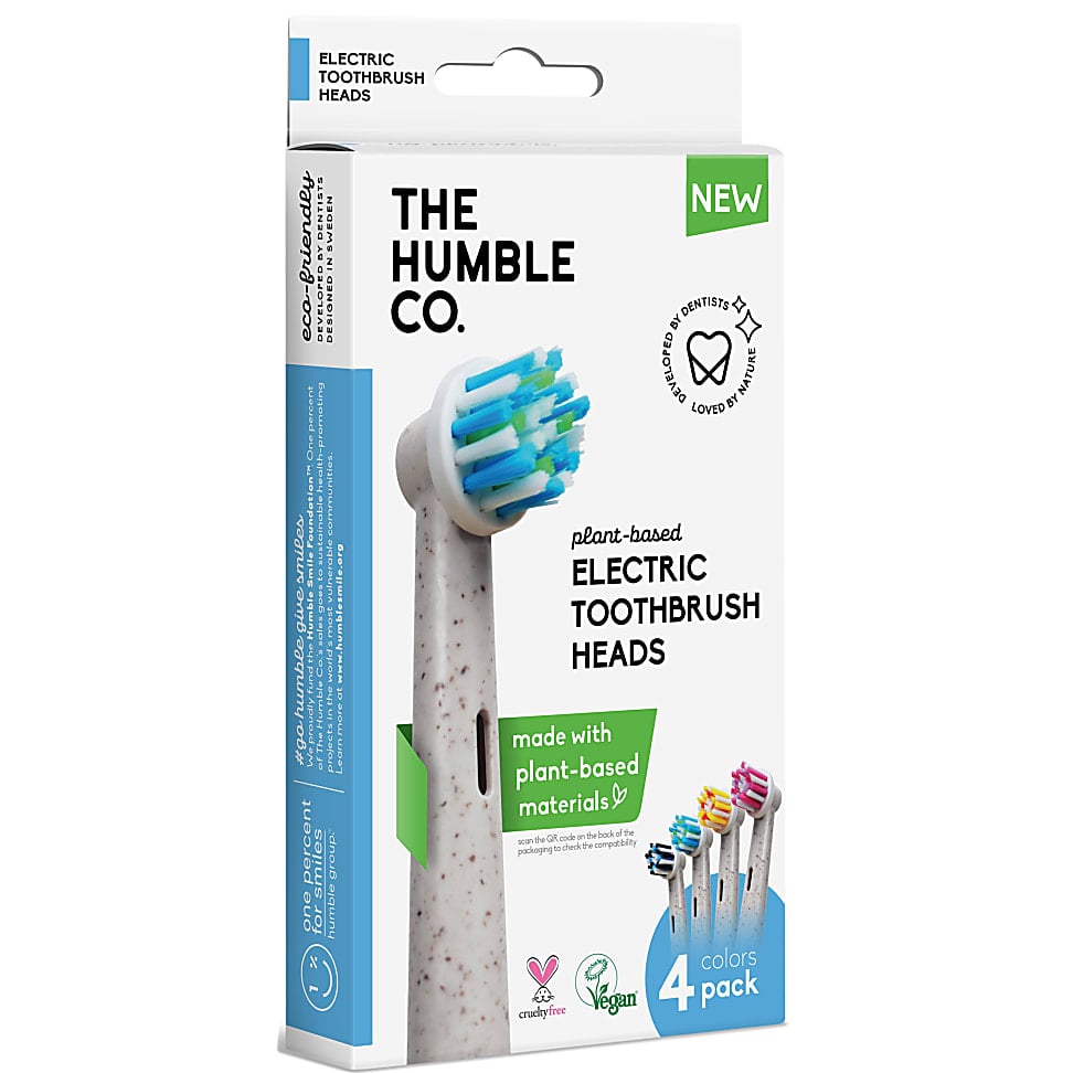 The Humble Co Plant Based Oral-B Electric Toothbrush Heads - 4 Pack...