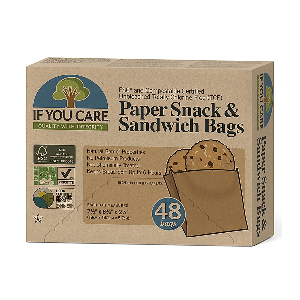 Photos - Household Cleaning Tool If You Care Paper Sandwich Bags - 48 bags IYCSANDWICH 