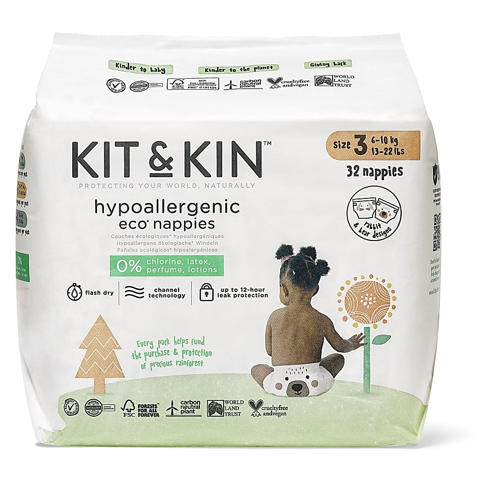 Kit & Kin Nappies - Size 3 (32 pack)