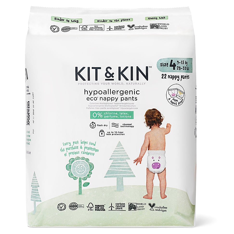 Kit & Kin Pull Ups - Size 4 Maxi (22 pack)