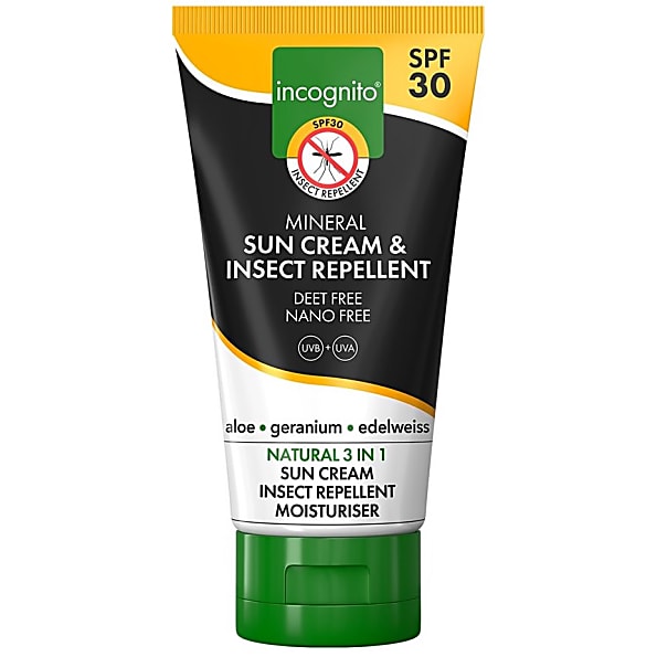 sun cream with insect repellent