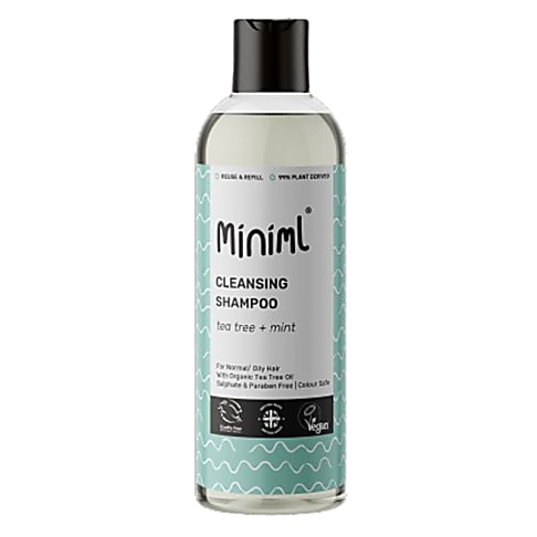 Miniml Cleansing Hair Shampoo - Tea Tree & Mint