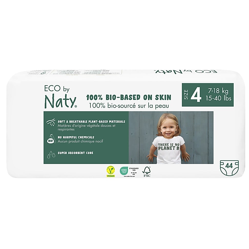 ECO by Naty Nappies: Size 4 Economy Pack