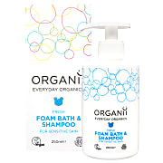 Organii Fresh Foam Bath & Shampoo for Sensitive Skin