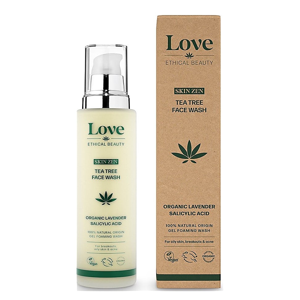 Love Ethical Beauty Skin Zen Tea Tree Face Wash