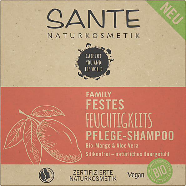 Photos - Hair Product Sante Family Moisturising Solid Shampoo Bar SANFAMFF 