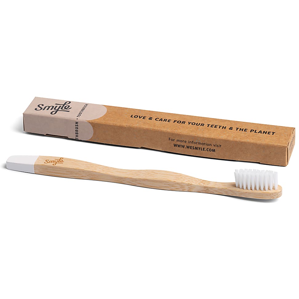 Smyle Bamboo Toothbrush - White