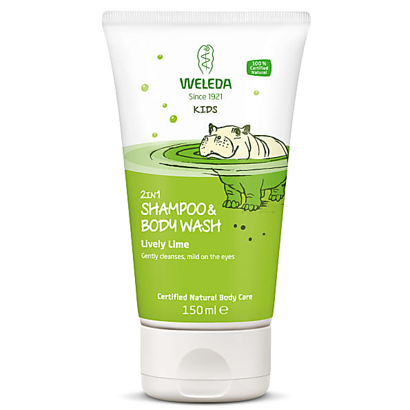 Photos - Shower Gel Weleda Kids 2 in 1 Lively Lime Shampoo & Body Wash WELKIDSLEM-1 