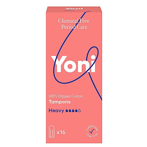 Yoni Organic Cotton Tampons Heavy (16)